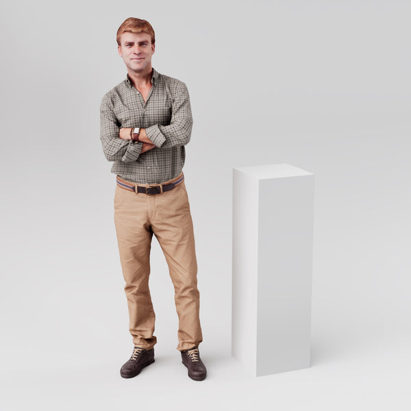 300mm x 1000mm White, Wooden Retail Display Plinth,