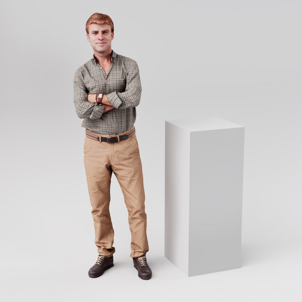 400mm x 1000mm White, Wooden Retail Display Plinth,