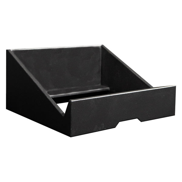 Low profile monitor hide rear view