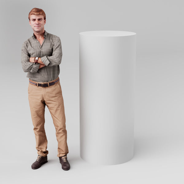 Round Plinths PLCI 345mn -1200mm - W