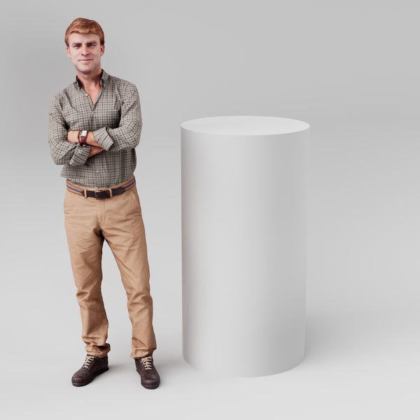 Round Plinths PLCI 345mn -1000mm - W