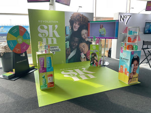 Revolution Beauty Exhibition Stand – Beauty Trade Show 2025 - Premier Woodshop