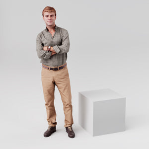 500mm x 500mm White, Wooden Retail Display Plinth,   