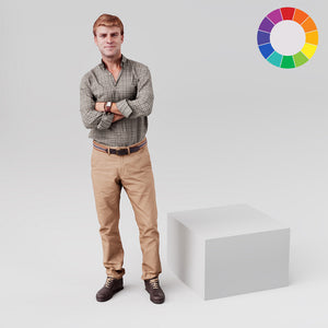 Square retail display plinth, 600mm square and 400mm tall, in white