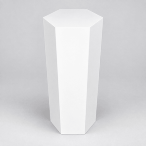 Hexagonal Plinths PLH-300-200-W - Premier Woodshop