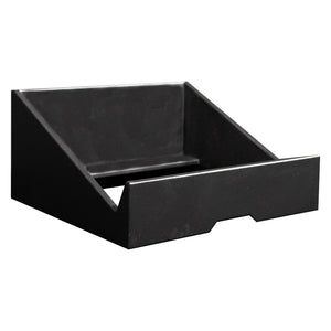 Low profile monitor hide rear view