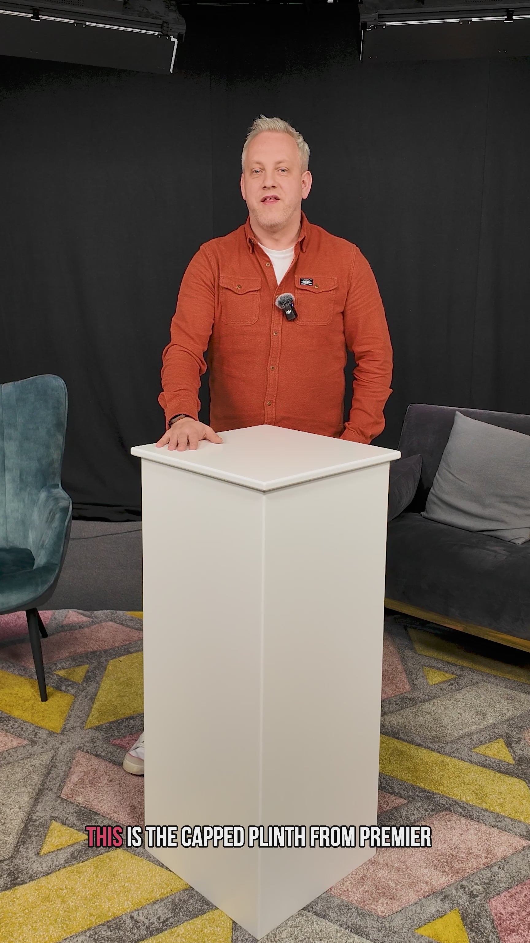 Capped Retail Display Plinth, Premier Woodshop