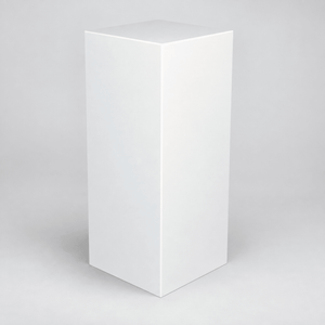 Square Retail Display Plinths PLS-300-200-W - Premier Woodshop