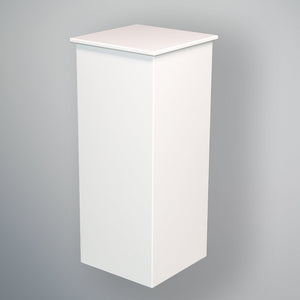 White capped plinth for exhibitions