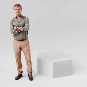 White Wooden Hexagonal Retail Display Plinth, 500mm x 400mm 