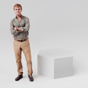 White Wooden Hexagonal Retail Display Plinth, 500mm x 500mm 