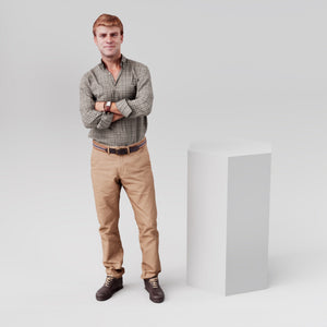 White Wooden Hexagonal Retail Display Plinth, 300mm x 900mm 