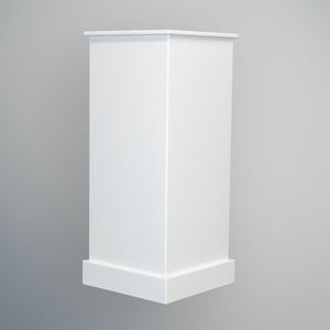 Podium Plynth in White