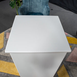 White Premium Wooden Podium Plinth